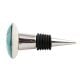 2 Pieces Sea Green Fish Ceramic Wine Bottle Stopper